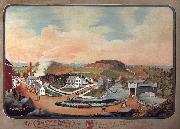 Hofmann Charles C. View of Henry Z.Van Reed's Farm,Papermill and Surroudings oil painting picture wholesale